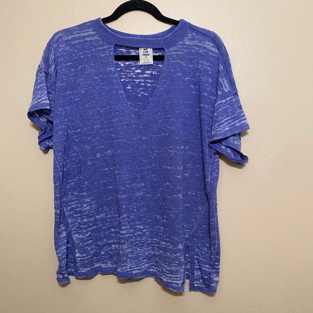 Free People Purple Tee Size XS